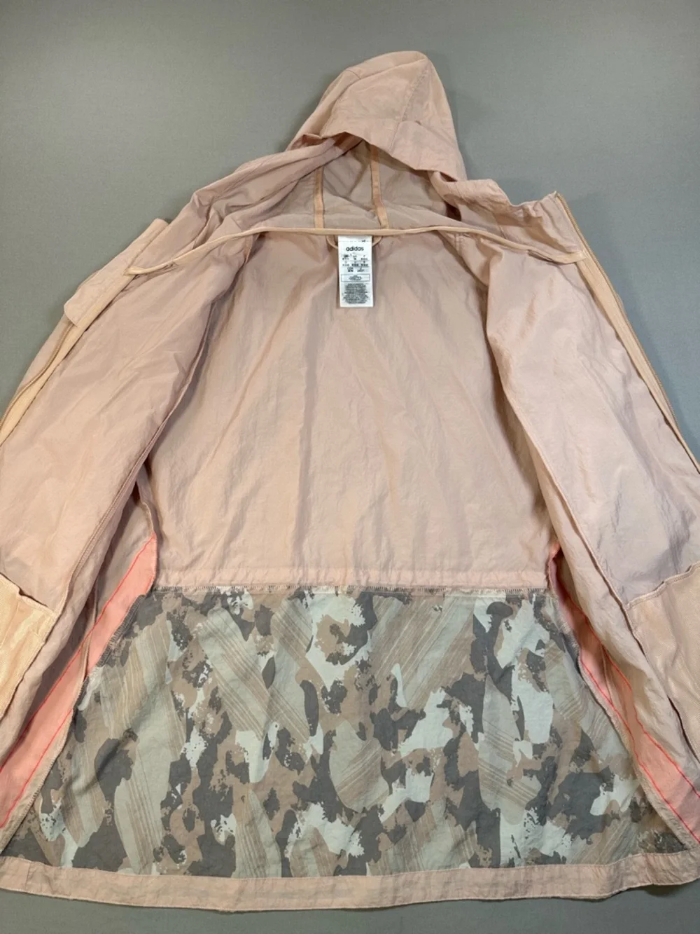 Adidas x Zoe Saldana Hooded Windbreaker Jacket, Full Zip - Womens Medium - Picture 13 of 16